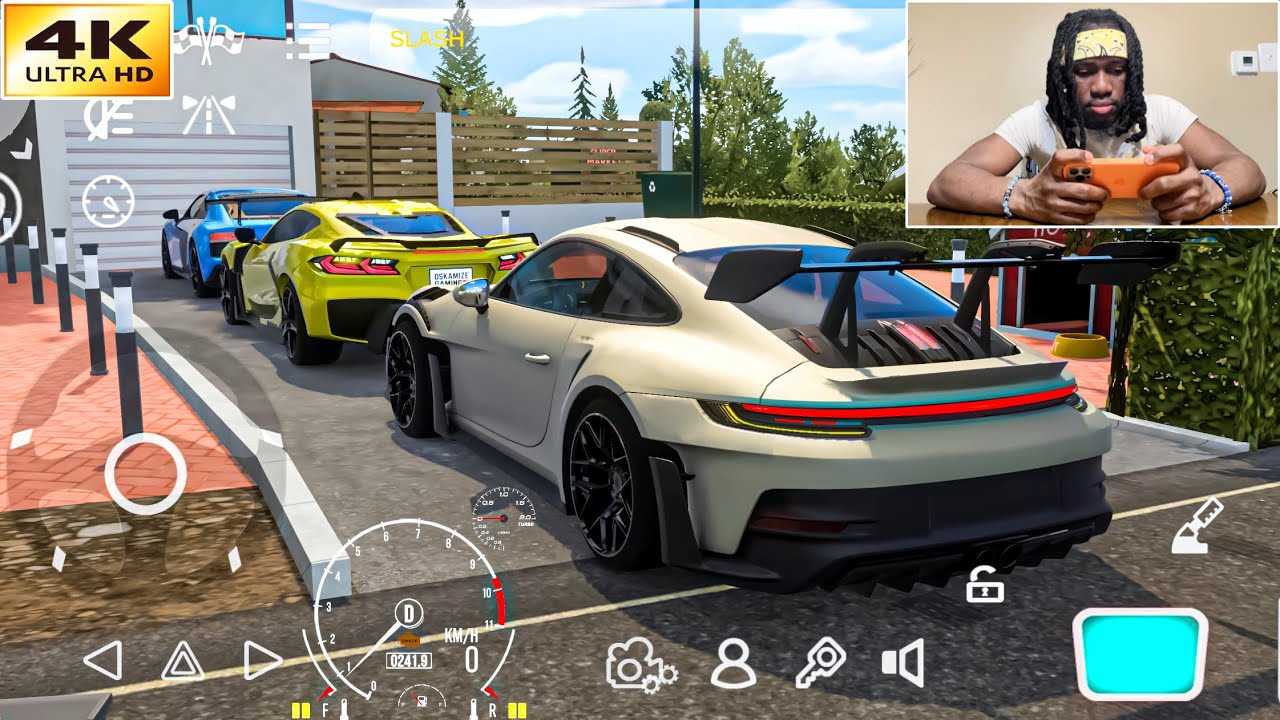 Porsche 911 GT3 RS, Corvette C8 & Audi R8 - Car Parking Multiplayer 2 Gameplay