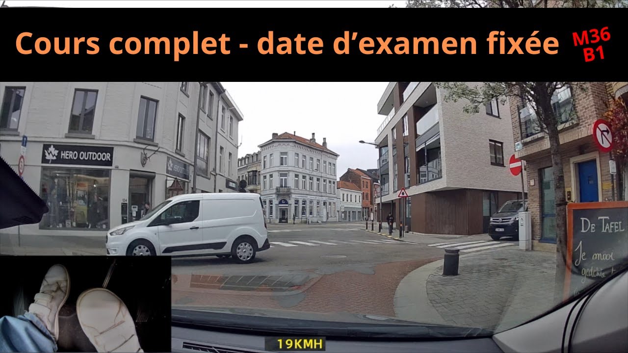 Cours complet en auto-école  - date d'examen fixée 🇧🇪 examen réussi 🥳