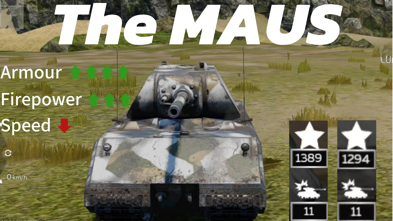 War thunder Mobile | The Maus Germany's Super HEAVY Tank