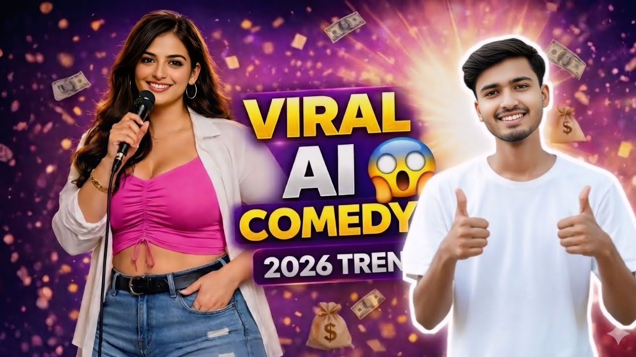 AI Se Stand Up Comedy Video Kaise Banaye 🤣 | Viral Comedy AI Tool (2026)