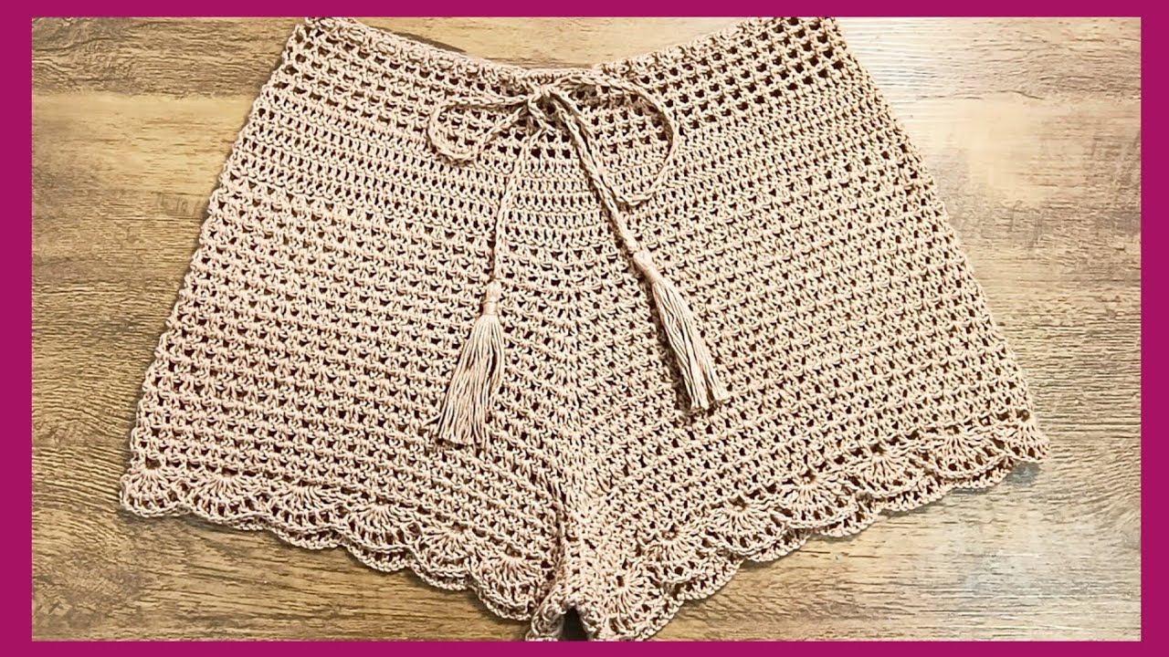 Shorts lindo e fácil de crochê