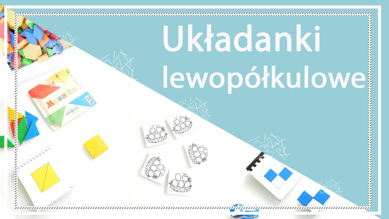 Układanki lewopółkulowe, rozwój mowy, pomoce Montessori
