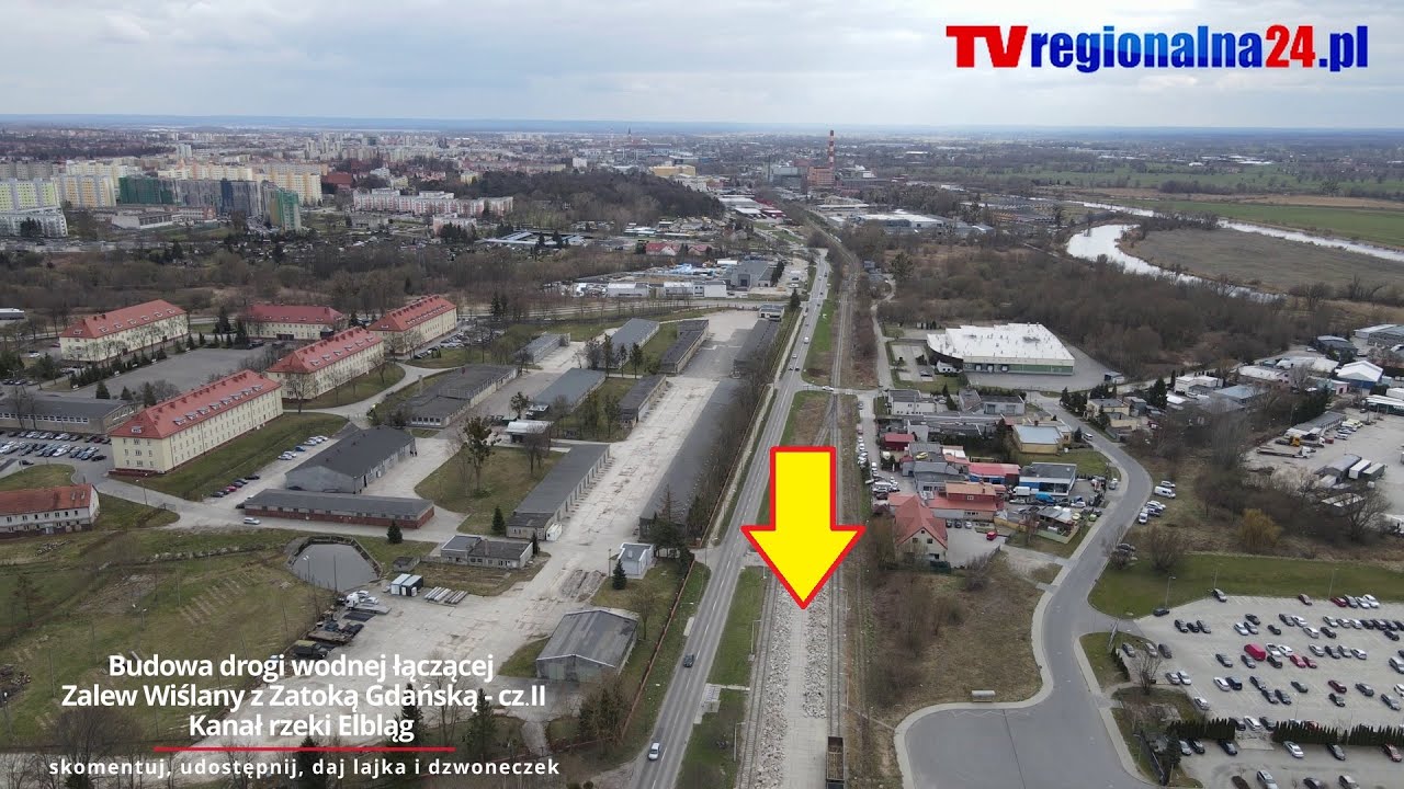 Kamień Hydrotechniczny - Rampa i plac przeładunkowy na Mazurskiej w Elblągu Budowa drogi wodnej czII