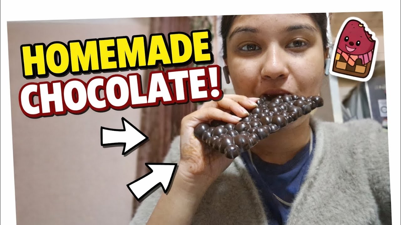 Only 2 Ingredients Homemade Chocolate 😍 | Dark +Milk Chocolate#viral#trend#viralvideo #diy#chocolate