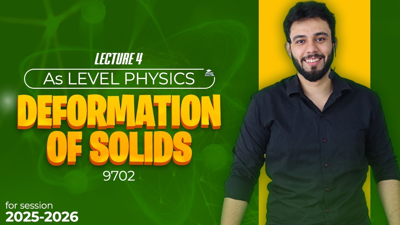 Effective Spring Constant | AS Level 9702 | Deformation of solids | Lecture 4