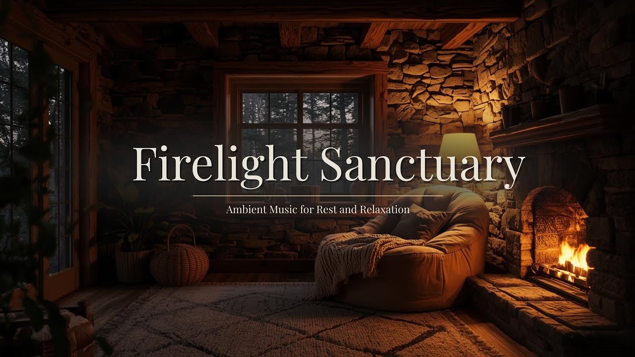 Quietly Held — Firelight Sanctuary | Ambient Music for Deep Rest, Calm Focus, and Emotional Peace