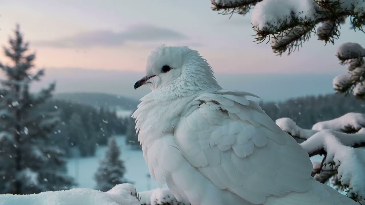 Тиха зима в лісі ❄️ Зимові тварини | Спокій, гармонія та природа