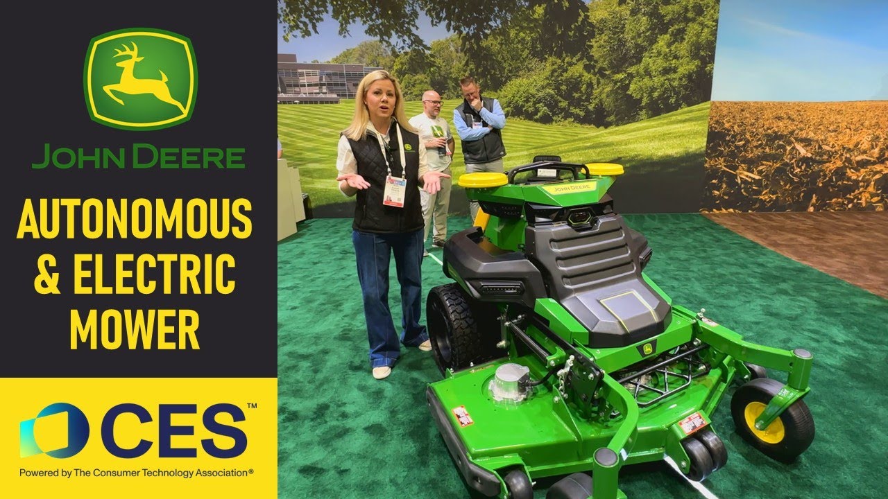 CES: John Deere's Electric & Autonomous Commercial Mower