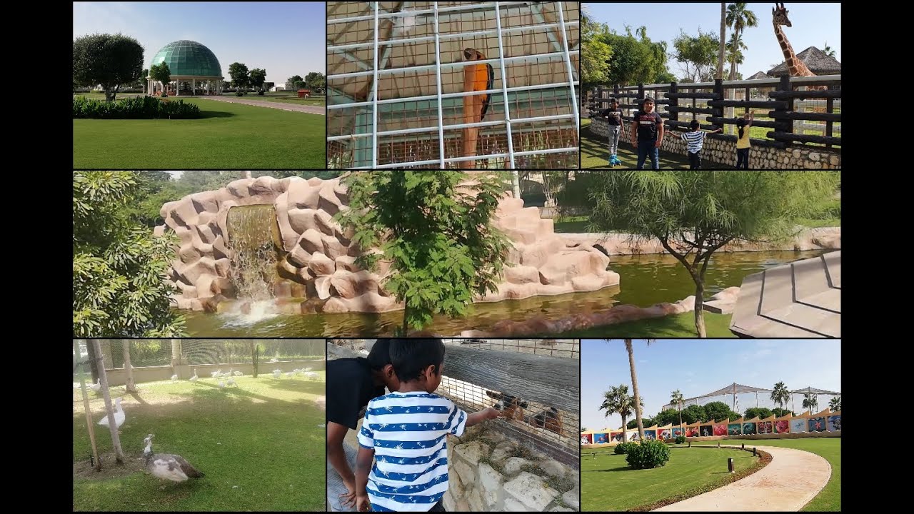 Al Khor park// Zoo 🐩🐒🦜 @ Qatar // Travel Vlog in Tamil