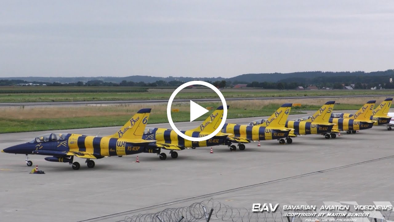 Aero L-39C Albatros - Baltic Bees Jet Team - takeoff at Memmingen Airport