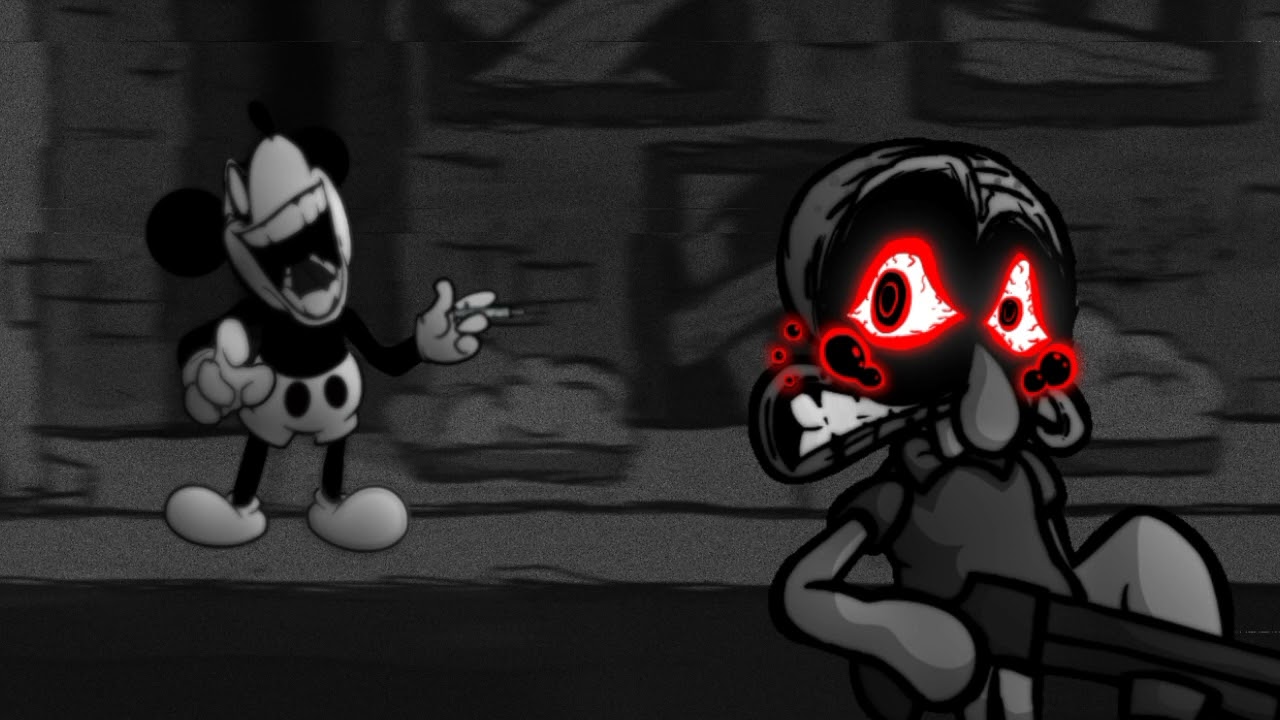 FNF' Mashup: Mickey vs Squidward - Unknown Suffering V3 x Doomsday