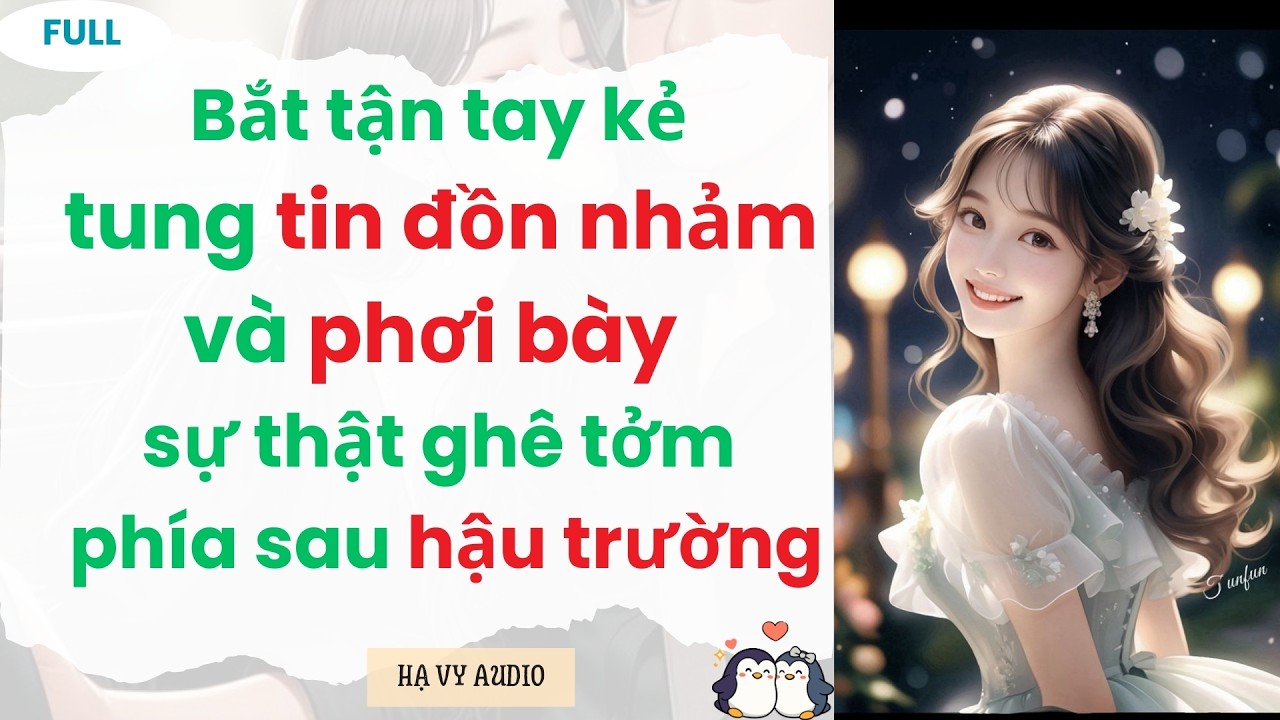 [Truyện Audio]:Bắt tận tay kẻ tung tin đồn nhảm và phơi bày sự thật ghê tởm phía sau hậu trường|Full