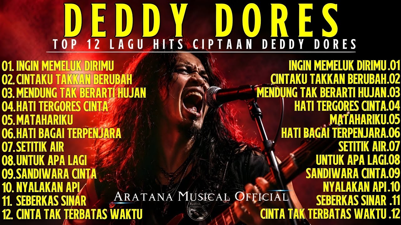 12 LAGU LEGEND DEDDY DORES - Lagu Lawas Aransemen Rock Terbaik Sepanjang Masa