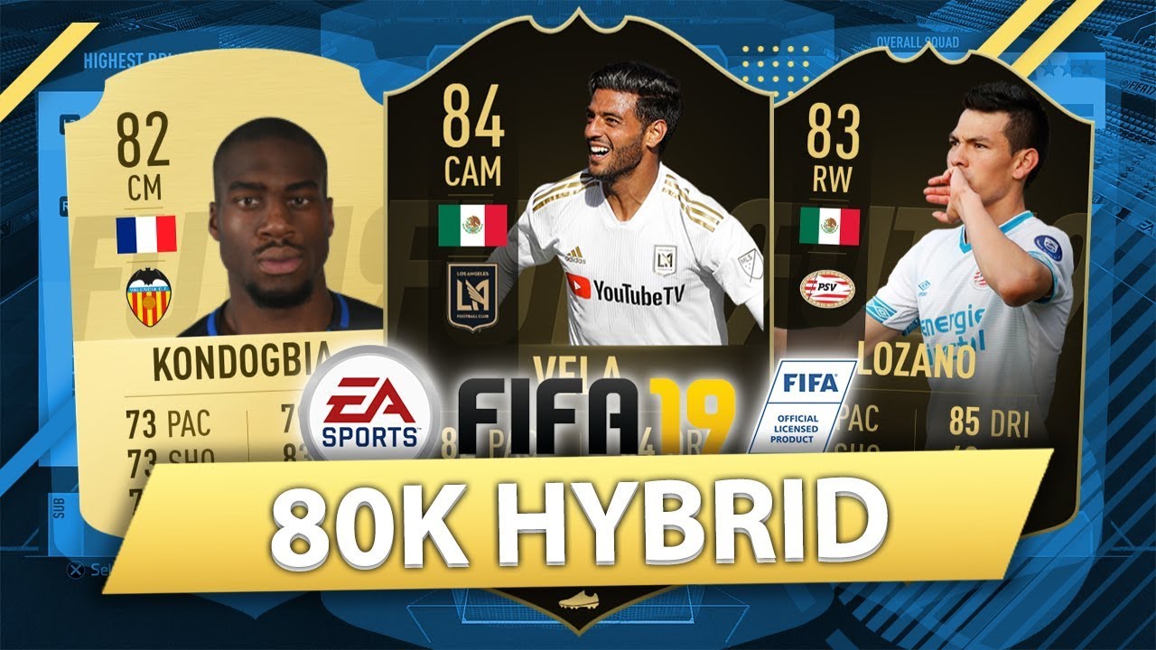 INSANE 80K HYBRID! FIFA 19 SQUAD BUILDER