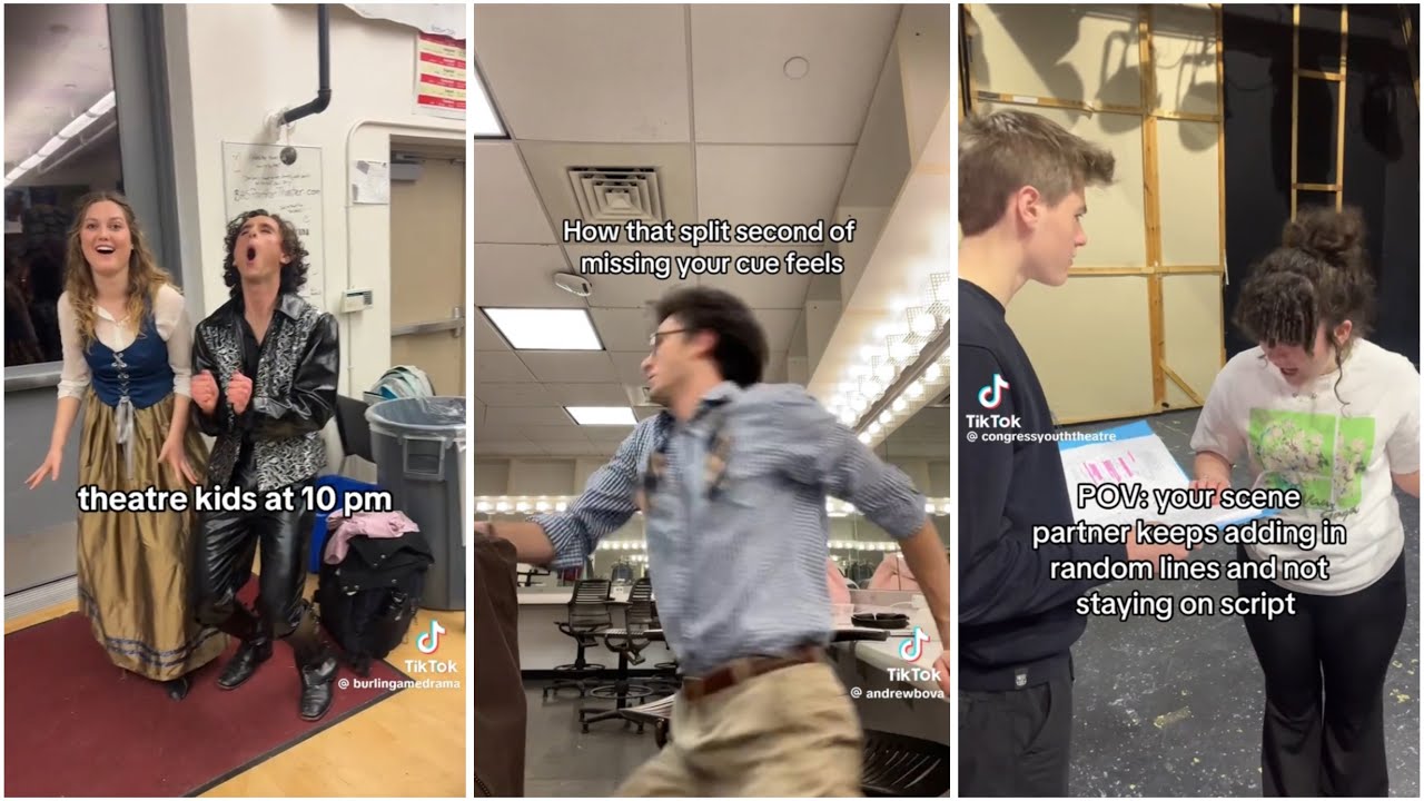 Theater kids TikTok compilation