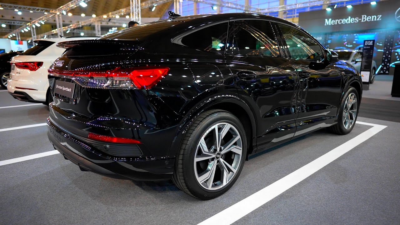 NEW 2024 Audi Q4 Sportback e-tron S Line | Luxury SUV in detail 4k