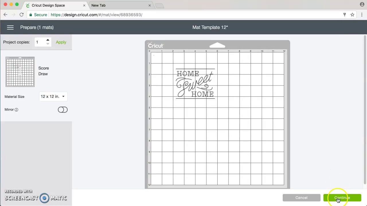Размещение WYSIWYG для Cricut Design Space