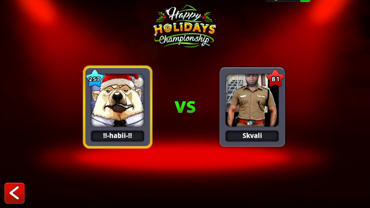 8 BALL POOL - || HAPPY HOLIDAYS CHAMPIONSHIP ||