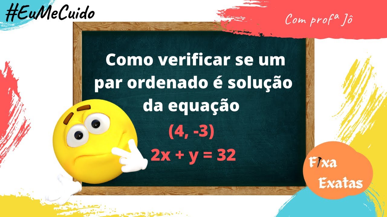 Como verificar se um par ordenado é solução da equação