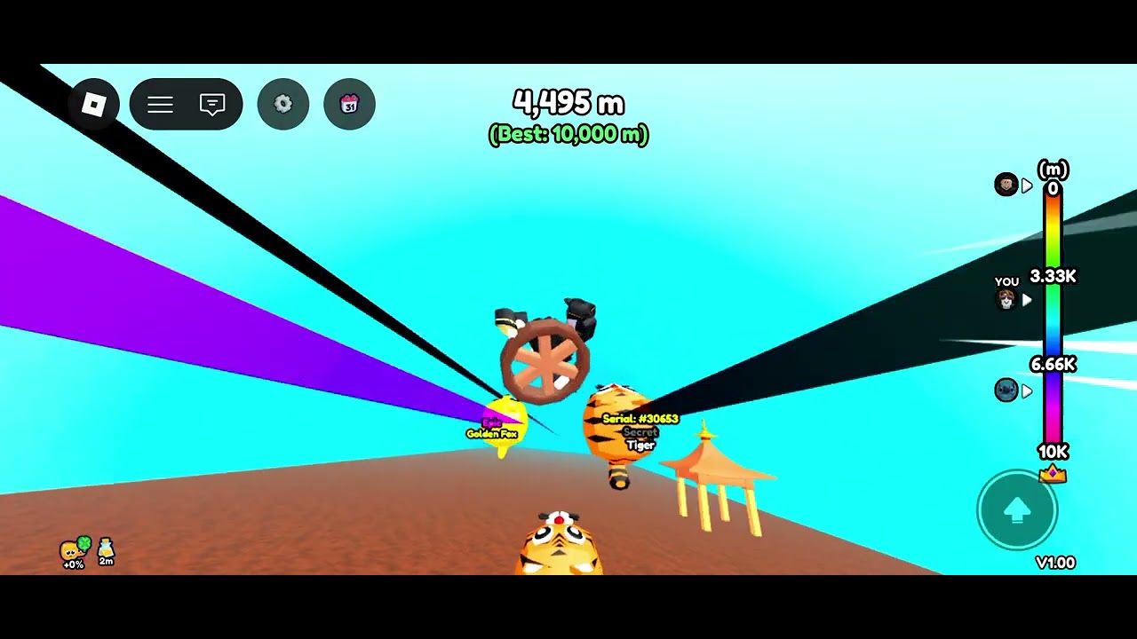 Eat and bungee jump (rebirth X2)