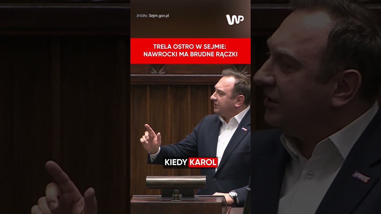 Trela ostro w Sejmie: Nawrocki ma brudne rączki #polityka #sejm #nawrocki