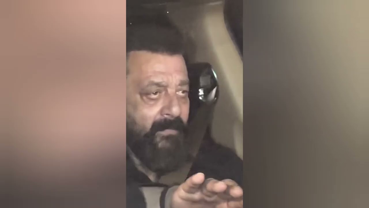 Sanjay Dutt Arrives At Salman Khan 60th Birthday Celebrations At His Panvel Farmhouse 