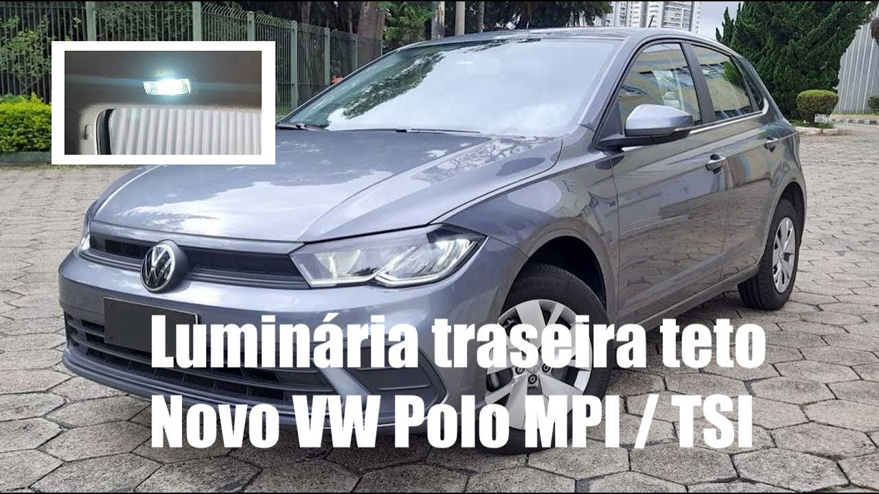 Novo Polo - Instalação da luminária de teto traseira