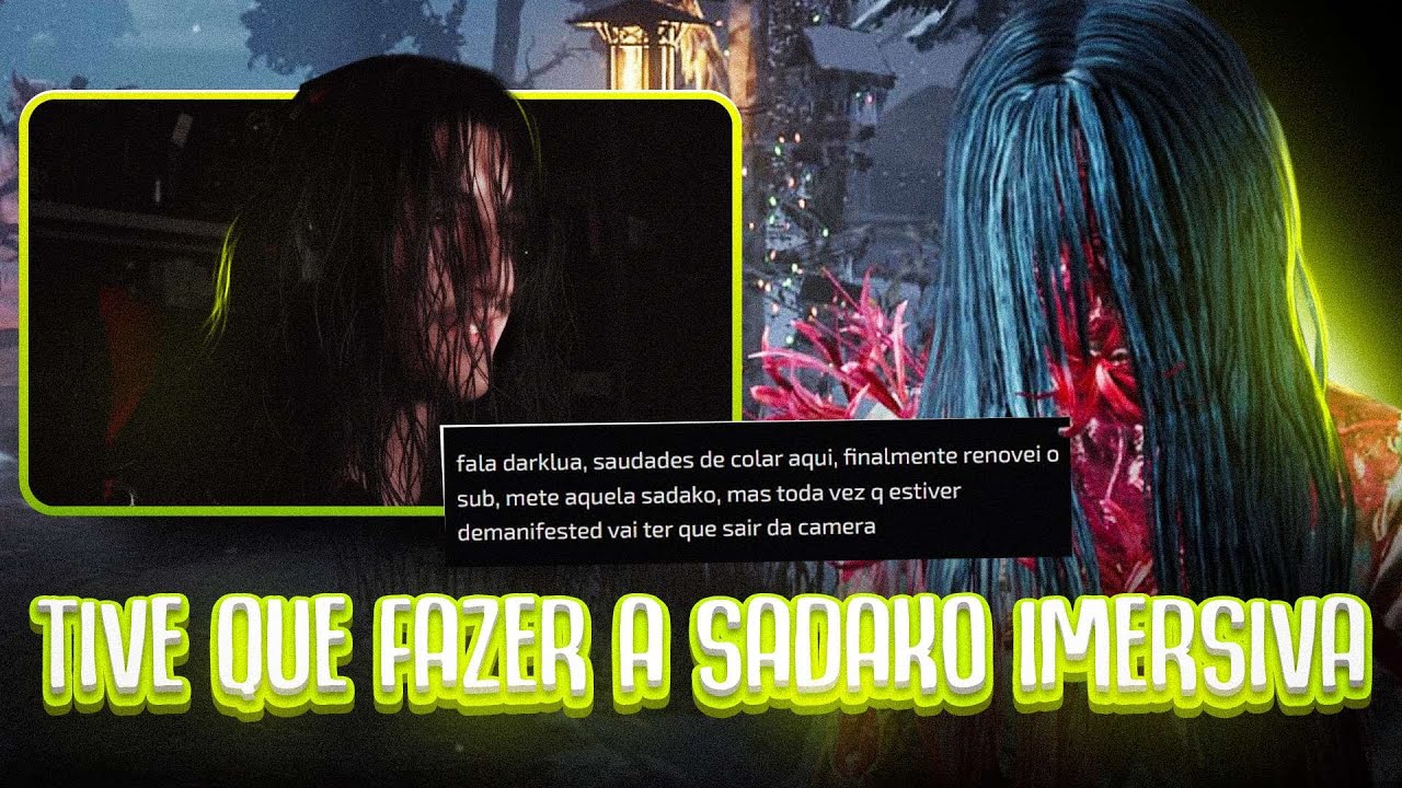 TILTANDO OS SURVIVORS E TIVE QUE FAZER A SADAKO IMERSIVA NA GAMEPLAY DO EVENTO DE NATAL... l DBD