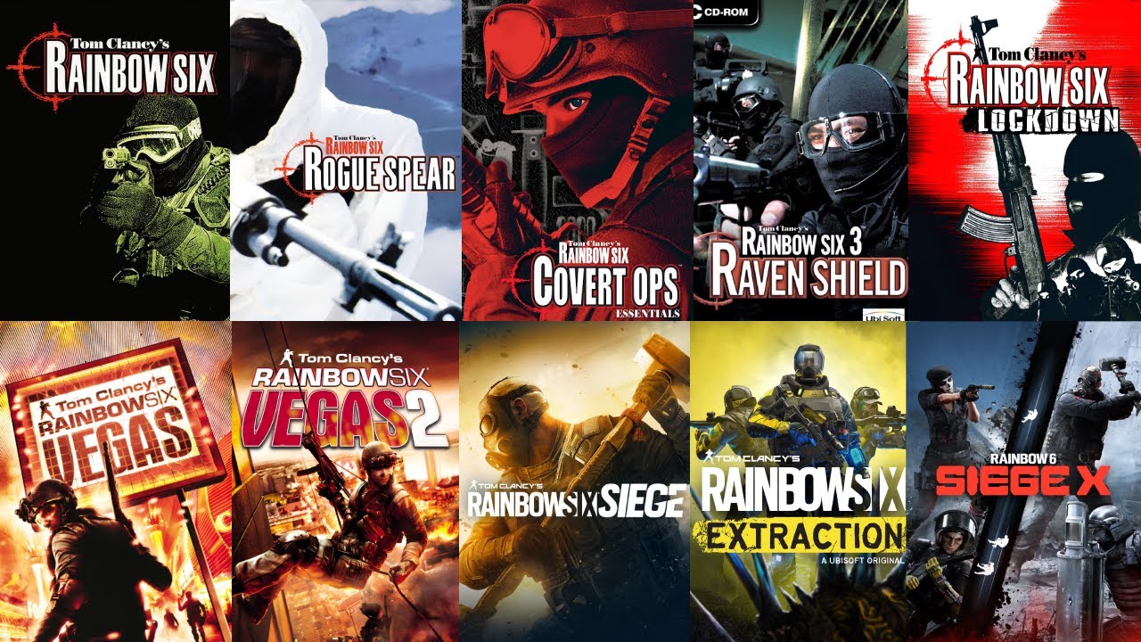 Evolution of Rainbow Six Games (1998&ndash;2025)