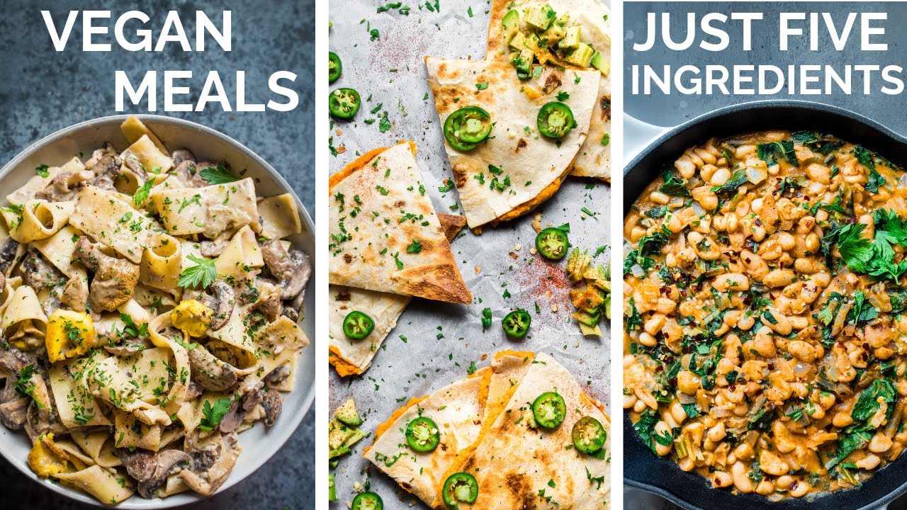 DELICIOUS 5-INGREDIENT VEGAN RECIPES (that aren't basic or boring)!
