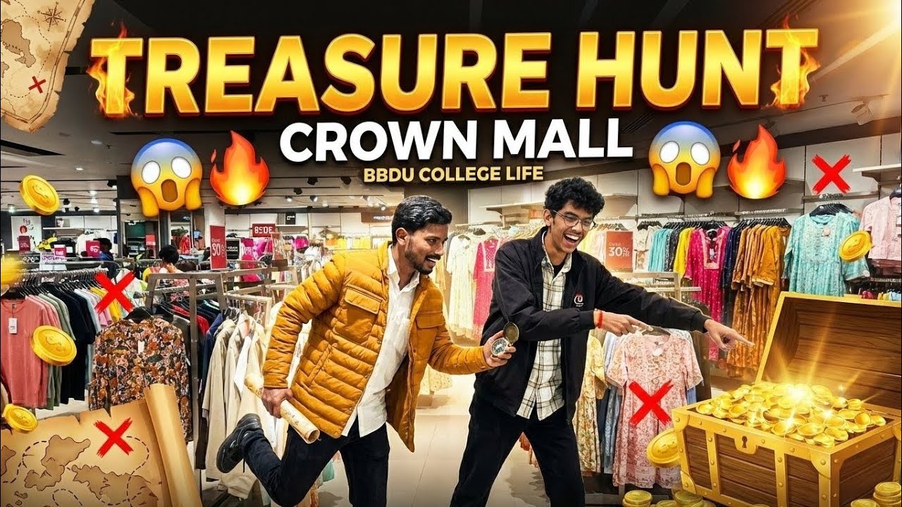 We turned Crown Mall into a TREASURE HUNT playground😱🔥|