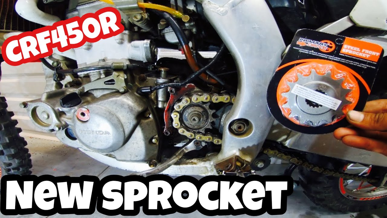 HOW TO CHANGE FRONT SPROCKET ON CRF450R🔥 | Christian Arroyo