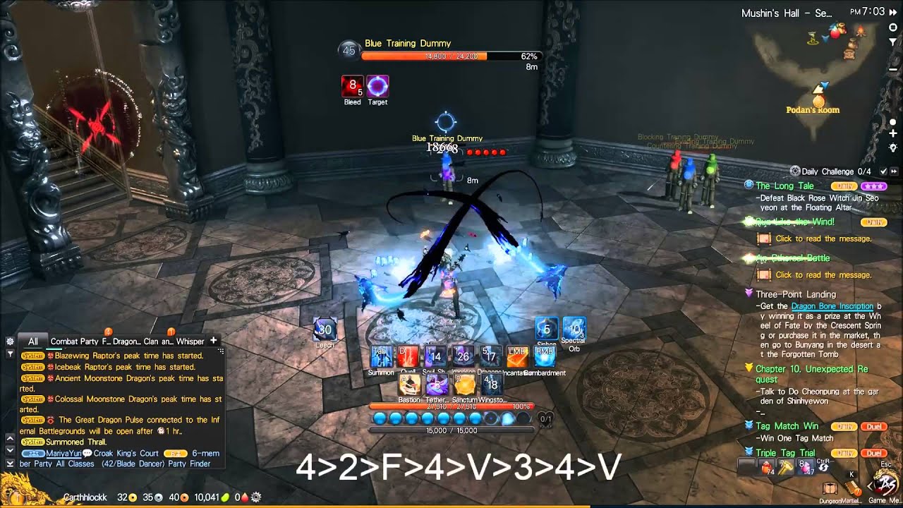 Warlock Basics Dragoncall PvE Rotation Breakdown - Blade and Soul