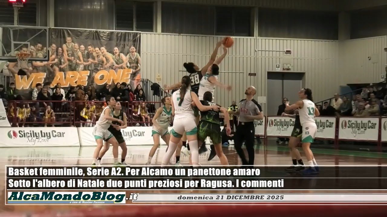 Basket femminile, A2. Per Alcamo panettone amaro, sotto l'albero due punti preziosi per Ragusa
