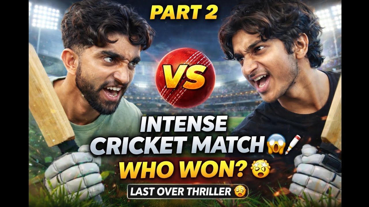 Part 2 cricket match bht Maza aya || #CricketMatch#Part2#LastOverThriller#CricketVibes