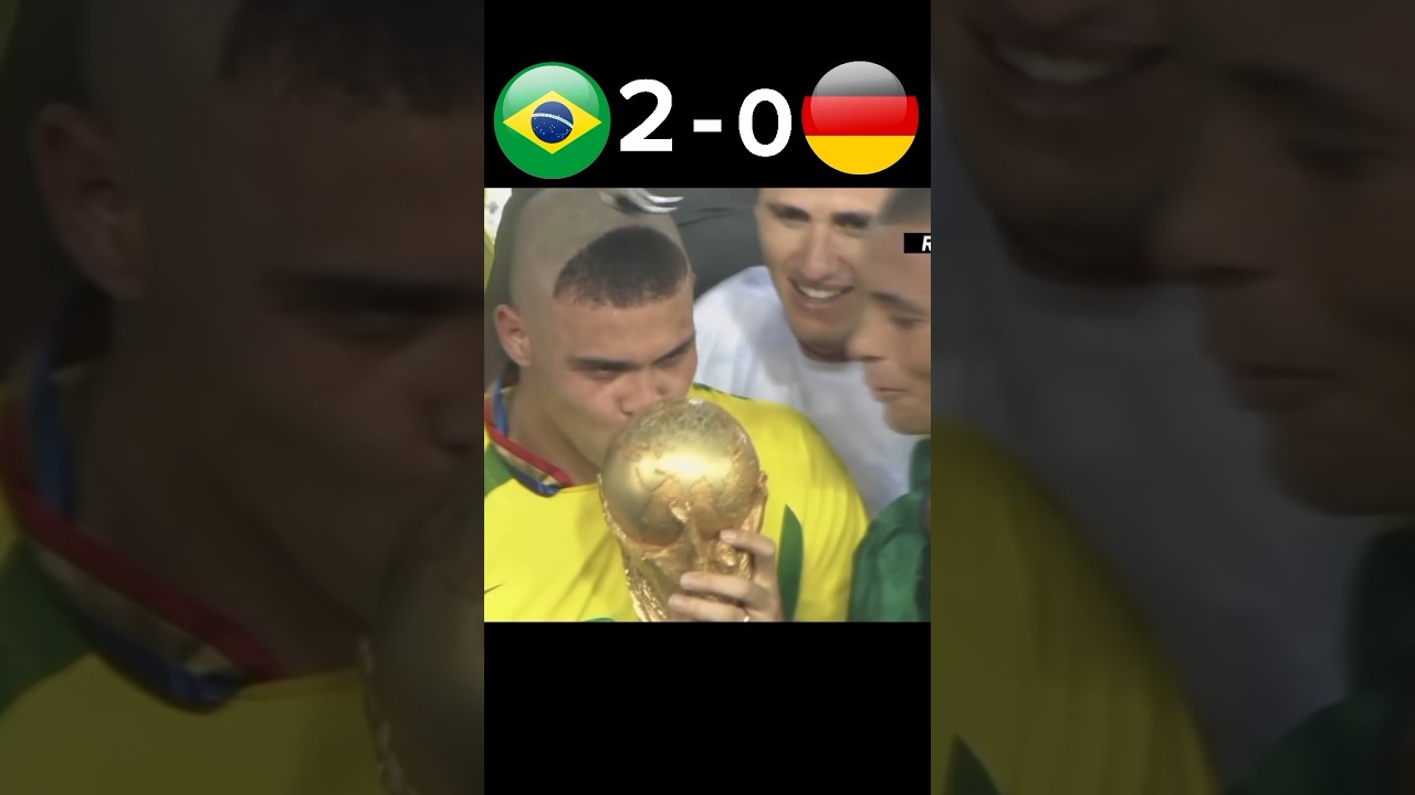 Brazil versus German FIFA final match 2002 🥶