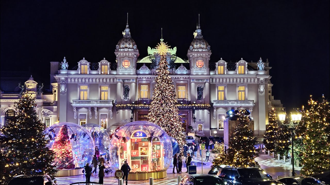 ILLUMINATIONS DE NÖEL MONACO BEAULIEU ST JEAN CAP FERRAT #monaco #frenchriviera #beaulieu #nice
