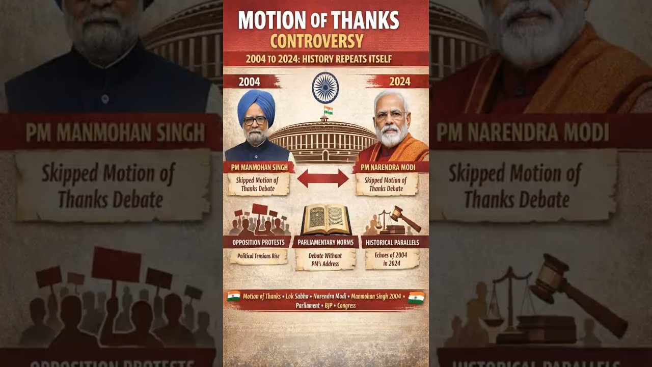 MOTION OF THANKS DEBATE: WHY THE PRIME MINISTER DID NOT SPEAK IN LOK SABHA #loksabha #pmmodi #upsc2