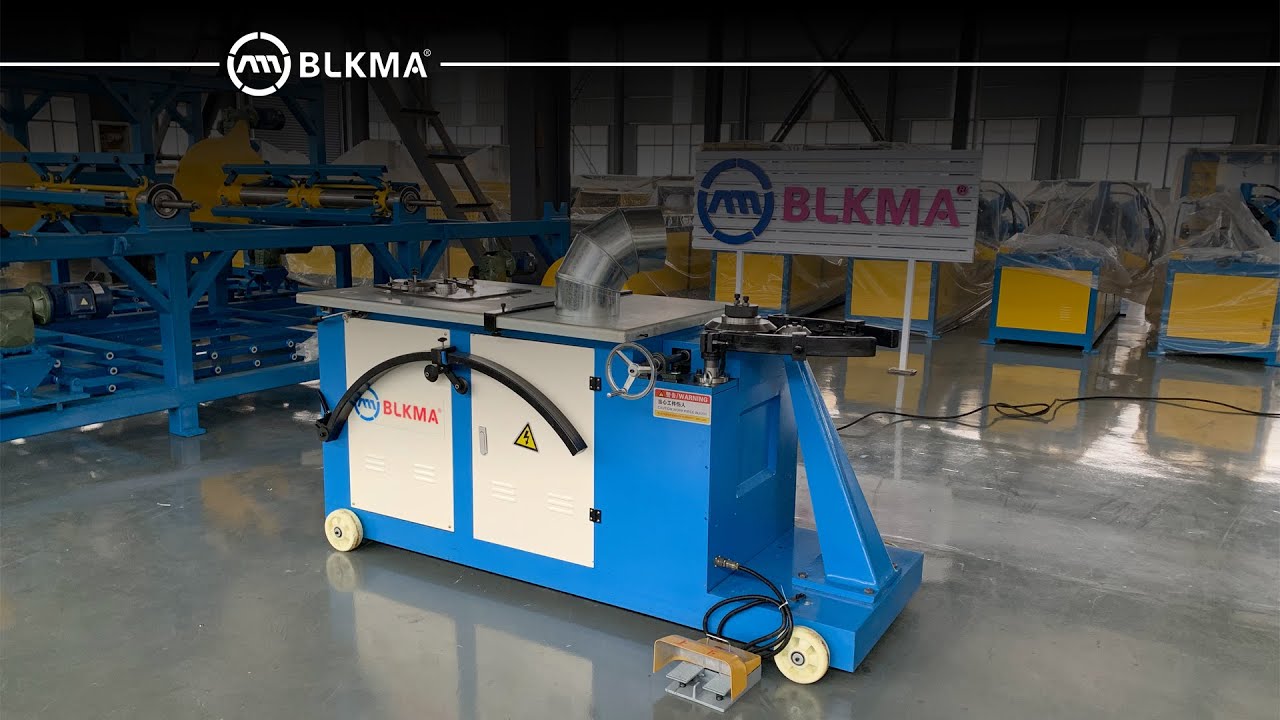BLKMA® Electric duct shrimp elbow machine / Gorelocker elbow making machine /lockseam elbow machine
