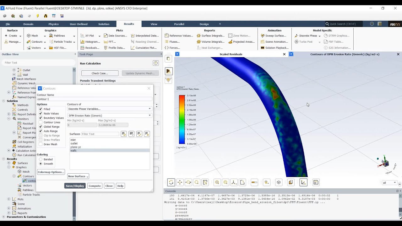 Getting Started: Pipe Erosion using DPM and UDF in Ansys Fluent