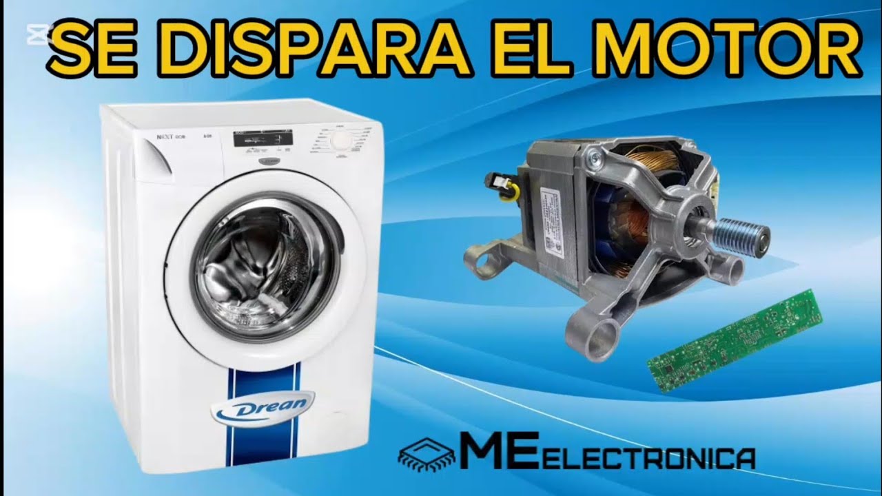 Lavarropas Drean se dispara la velocidad de motor 