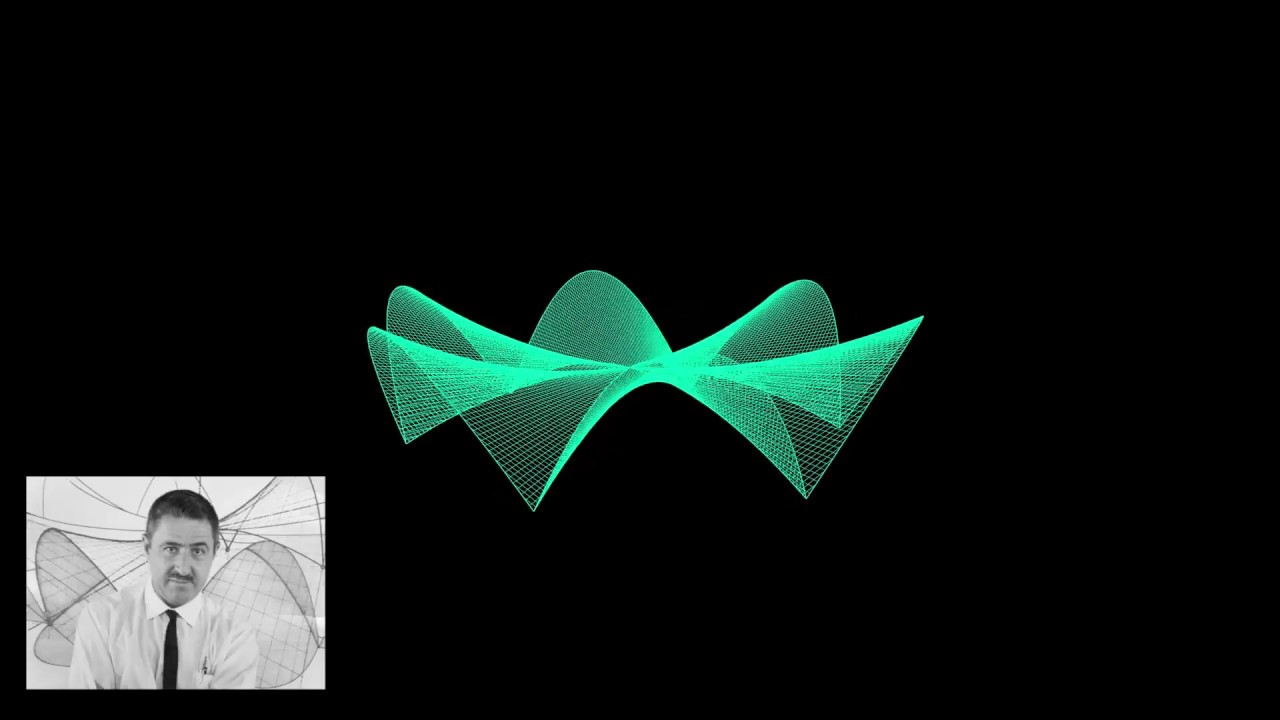 Cascarones de Felix Candela, diseño paramétrico en grasshopper.