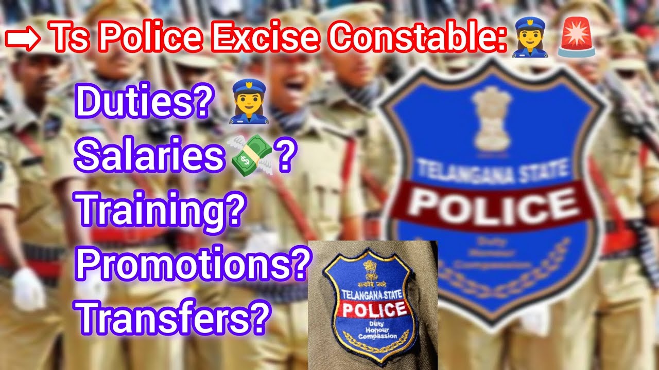 Ts Police Excise Constable Duties?👮&zwj;♀️🚨#2024|Training?Salary 💸 Promotions?🤩#exciseconstable #tslprb