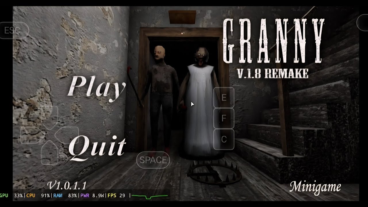 Granny 1.8 Remake Mobile Gameplay