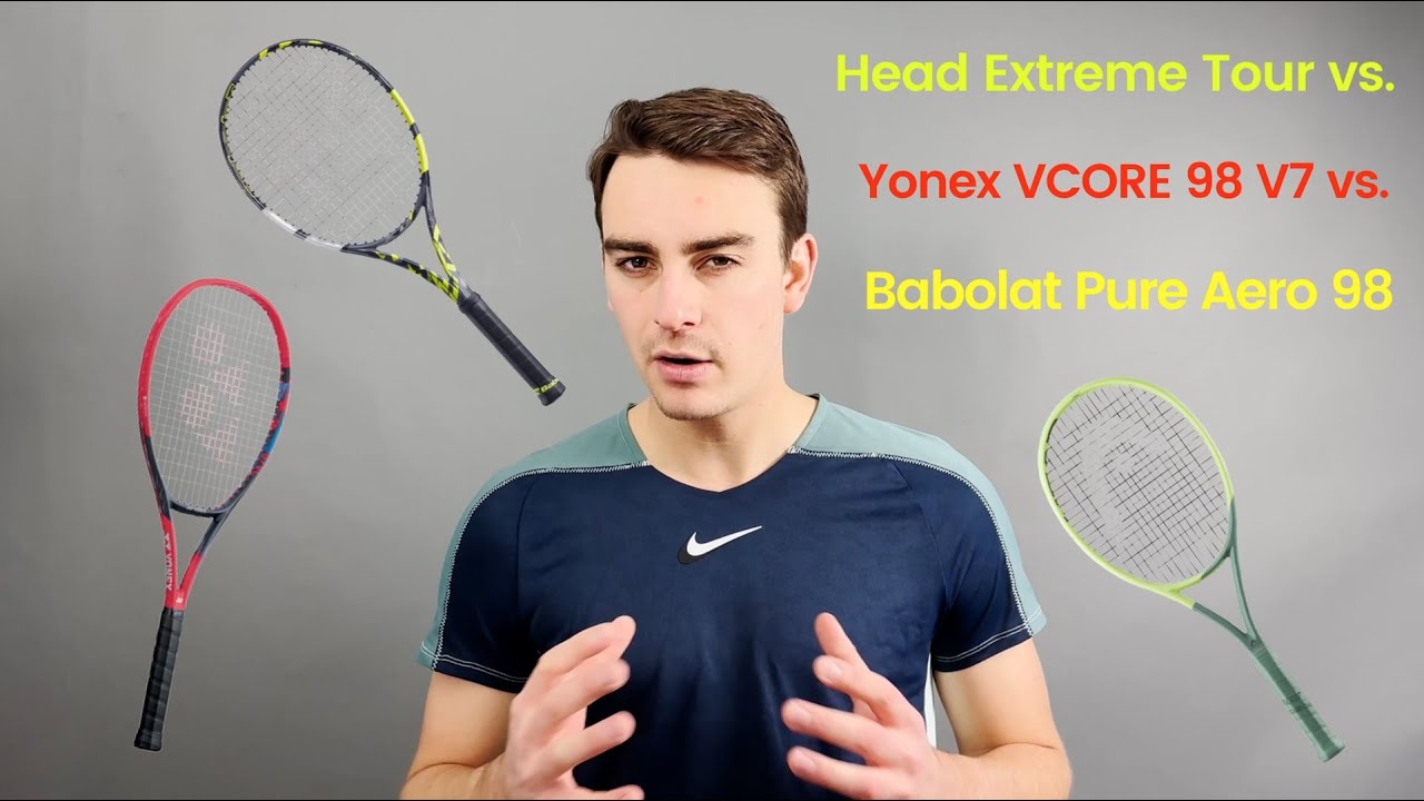 Pure Aero 98 vs. VCORE 98 vs. Extreme Tour: Player's Spin Rackets | Rackets & Runners
