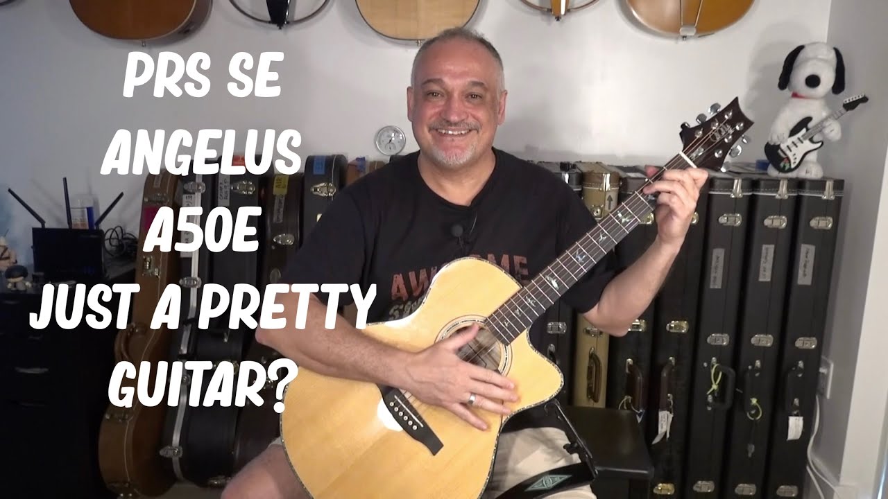 Is the PRS SE Angelus A50 E just a Pretty Acoustic Guitar? Let's take a look and a Quick Review