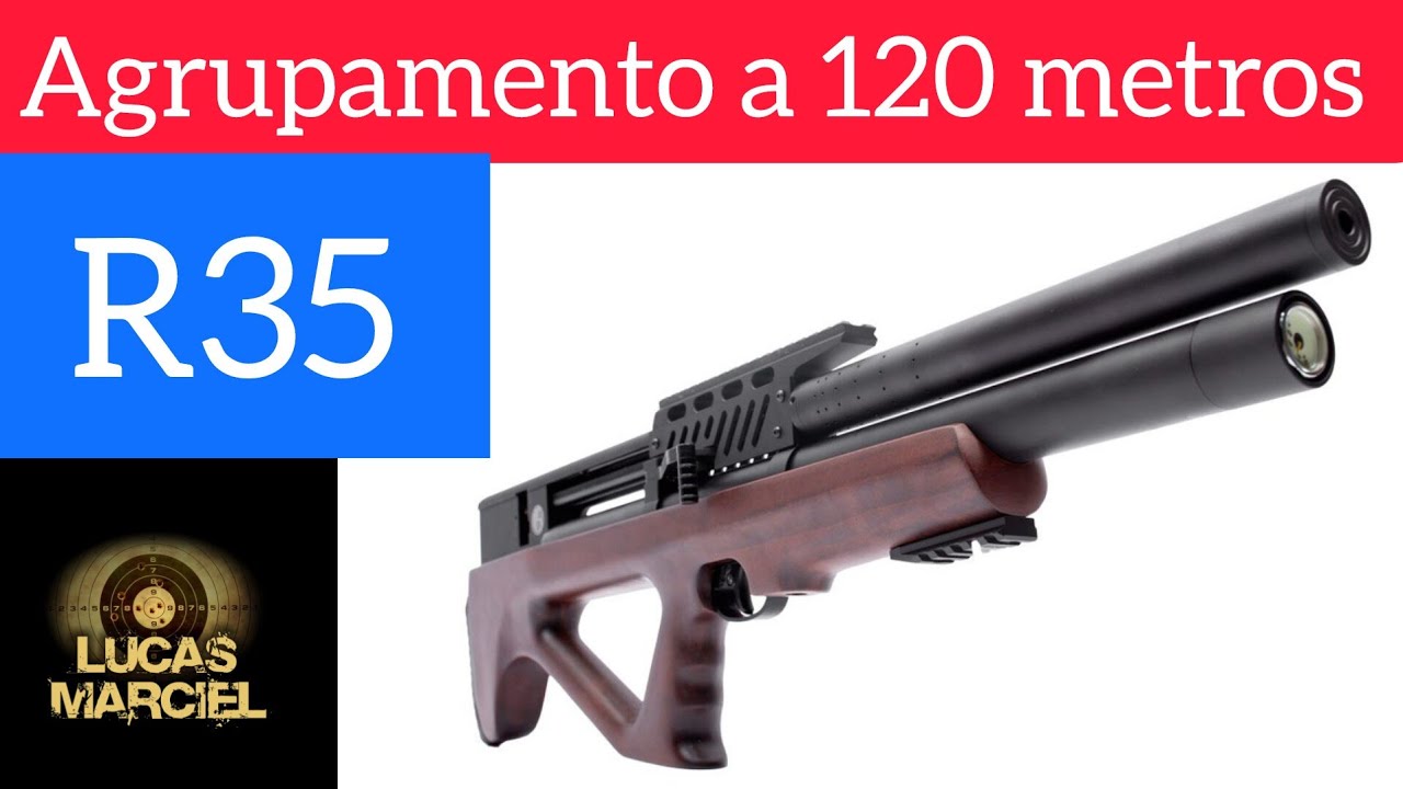 Rossi R35 em agrupamento a 120 metros