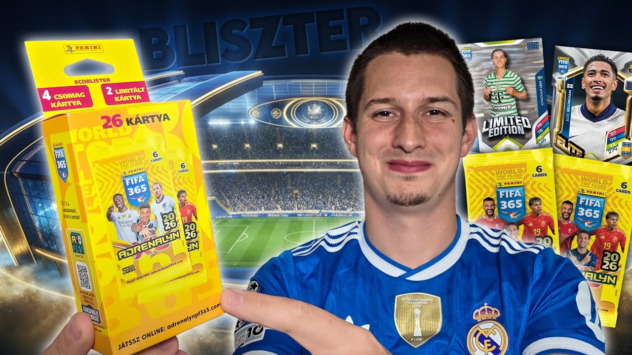 Panini Adrenalyn XL FIFA 365 2026 | Bliszter Doboz Bont&aacute;s