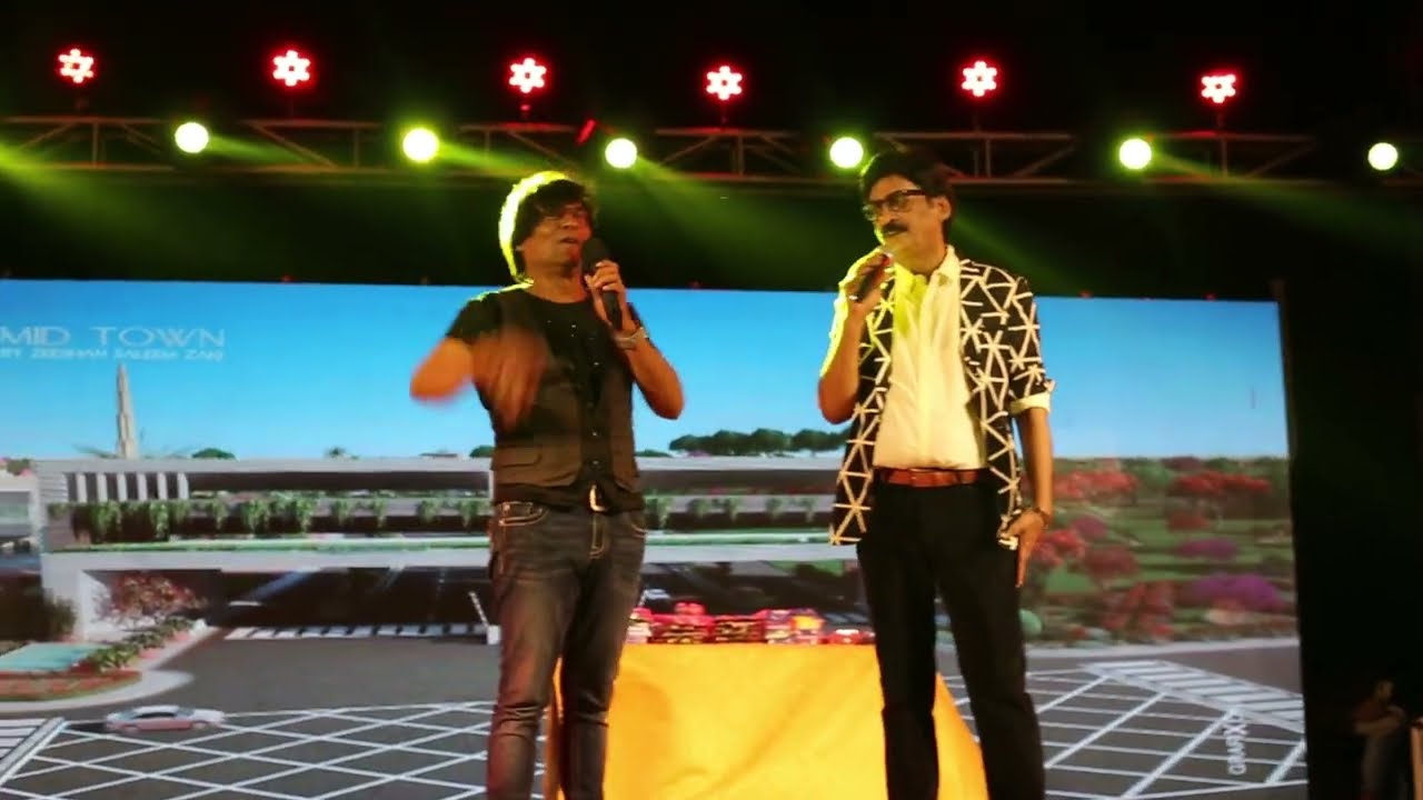 Part 1 Comedy King Shakeel Siddiqui stand up comedy & comedian Aamir Rambo at Saima Mid Town Launch