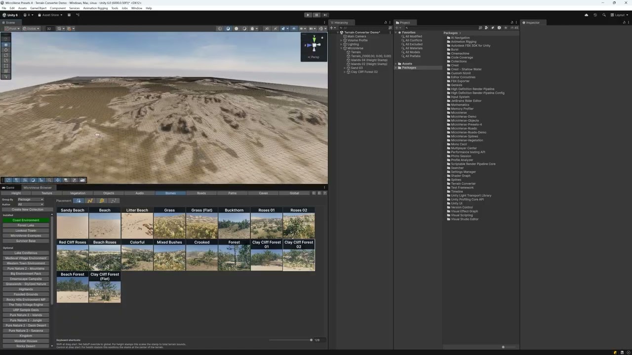 Terrain Converter - MicroVerse Workflow
